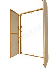 Люк под плитку Нажимной Апельсин, 2 створки Люк под плитку Нажимной Апельсин, 2 створки