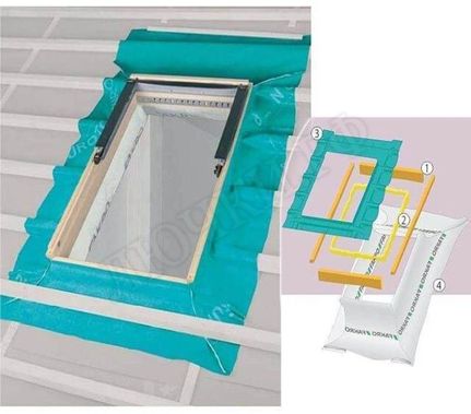 Комплект окладов XDK RU гидро-пароизоляционный с утеплением 1140*1180 Комплект окладов XDK RU гидро-пароизоляционный с утеплением 1140*1180