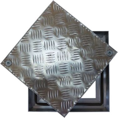 Напольный люк Технический съемный 54 мм 2 створки Напольный люк Технический съемный 54 мм 2 створки