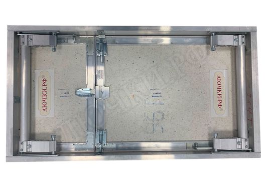 Люк под плитку Нажимной Секрет-Лайт 2 створки 1050*650 Люк под плитку Нажимной Секрет-Лайт 2 створки 1050*650