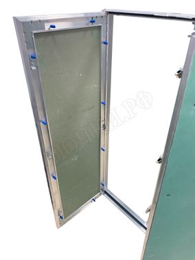 Люк под покраску Хаммер Гиппократ для установки в стену, 2 створки, съёмная перегородка Люк под покраску Хаммер Гиппократ для установки в стену, 2 створки, съёмная перегородка