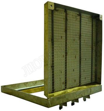 Люк под брусчатку Брус Ли AISI 304 500*500, Монтажные пластины, Уголок 80 мм, вынимаемый, без ГА Люк под брусчатку Брус Ли AISI 304 500*500, Монтажные пластины, Уголок 80 мм, вынимаемый, без ГА