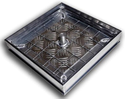 Напольный люк Премиум 54 мм 650*650, 1 створка Напольный люк Премиум 54 мм 650*650, 1 створка