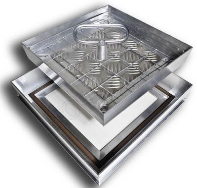 Напольный люк Премиум 54 мм 650*650, 1 створка Напольный люк Премиум 54 мм 650*650, 1 створка