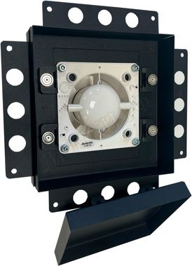 Металлическая решетка встраиваемая под плитку черная 250*250 Металлическая решетка встраиваемая под плитку черная 250*250