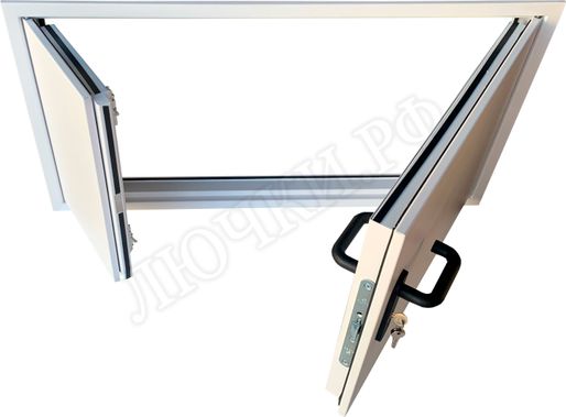 Люк сантехнический Противопожарный EIS60, 2 створки 1300*1900 Люк сантехнический Противопожарный EIS60, 2 створки 1300*1900