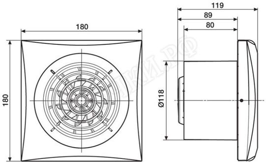 Вентилятор SILENT-200 CHZ Вентилятор SILENT-200 CHZ