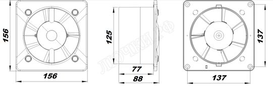 Вытяжной вентилятор Awenta System+, Silent, 125, KWS125M Вытяжной вентилятор Awenta System+, Silent, 125, KWS125M