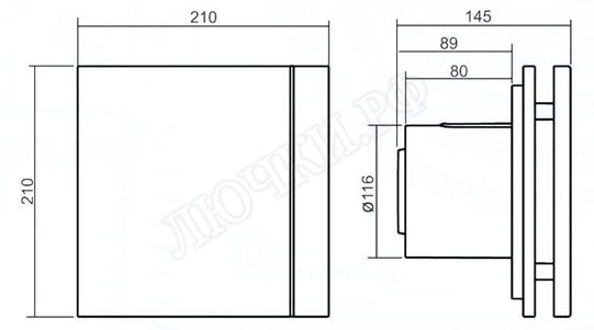 Вентилятор SILENT-200 CHZ SILVER DESIGN-3C Вентилятор SILENT-200 CHZ SILVER DESIGN-3C